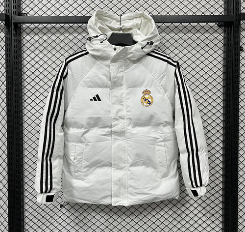 Doudoune Hiver ❄️ Réal Madrid Blanc